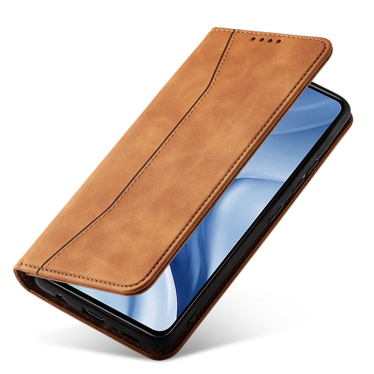 For Xiaomi Mi 11 Lite Magnetic Dual-fold Leather Phone Case