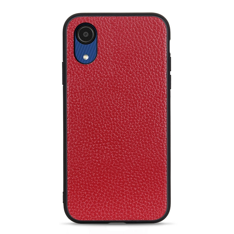 For Samsung Galaxy A03 Core Litchi Texture Leather Phone Case