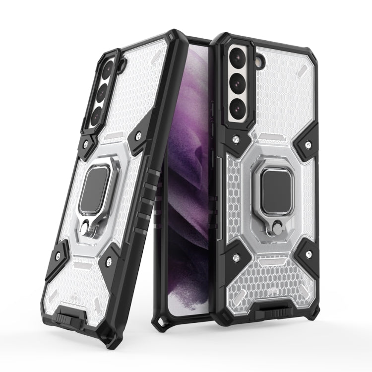 For Samsung Galaxy S22 Pro 5G Space PC+TPU Ring Holder Protective Phone Case