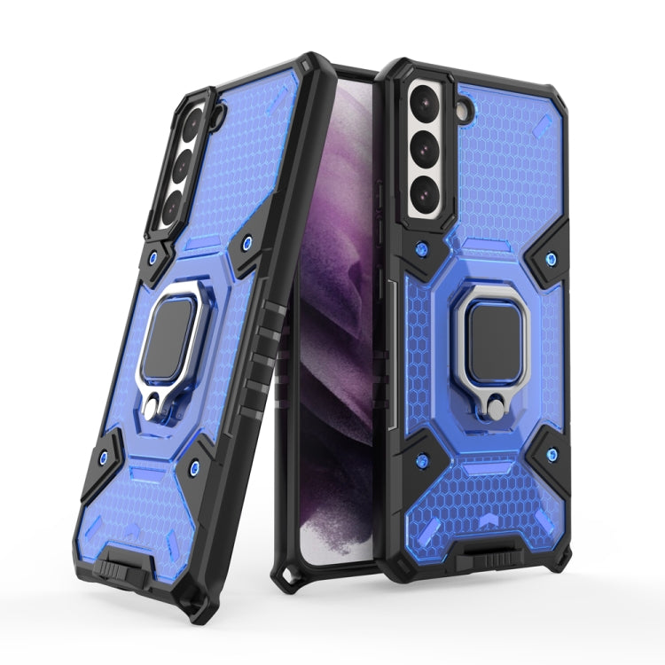 For Samsung Galaxy S22 Pro 5G Space PC+TPU Ring Holder Protective Phone Case