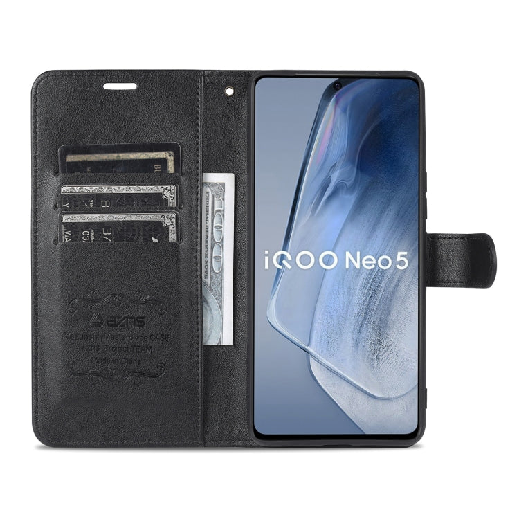 For vivo iQOO Neo5 AZNS Sheepskin Texture Flip Leather Phone Case