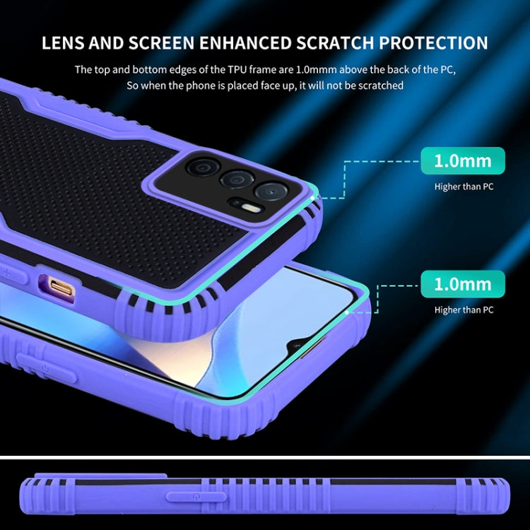 For OPPO A16 Two-color PC + TPU Phone Case