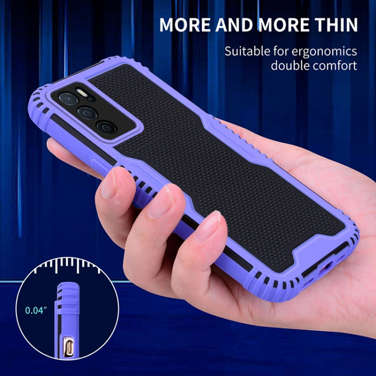 For OPPO A16 Two-color PC + TPU Phone Case