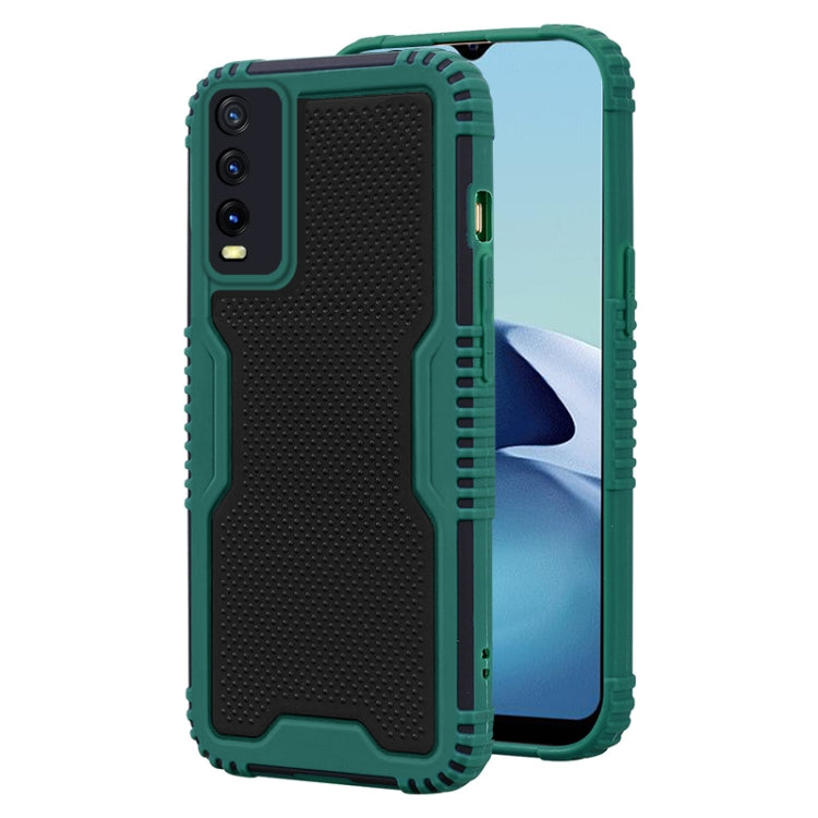 For vivo Y20 Two-color PC + TPU Phone Case