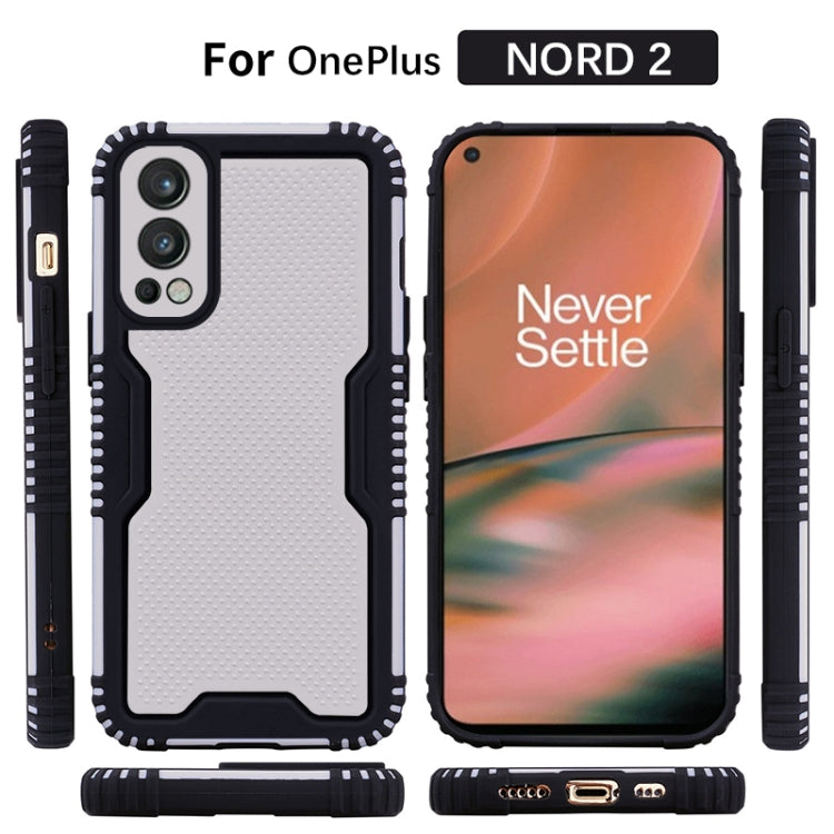 For OnePlus Nord 2 5G Two-color PC + TPU Phone Case