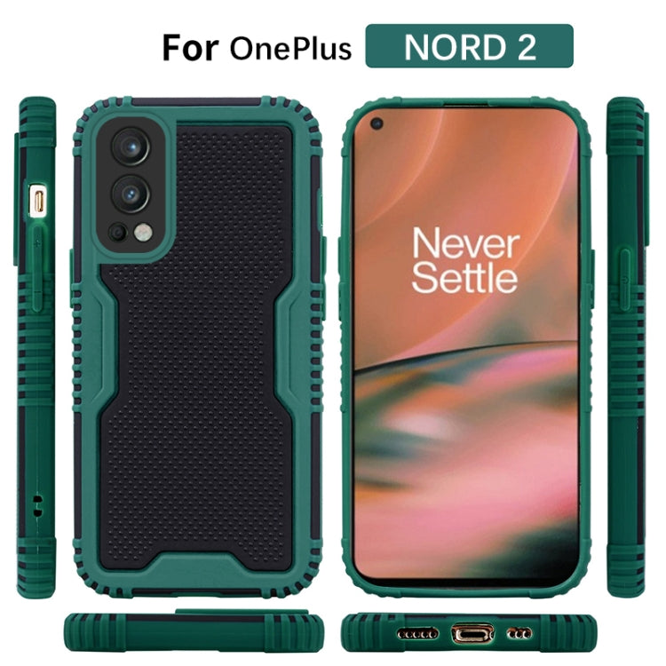 For OnePlus Nord 2 5G Two-color PC + TPU Phone Case
