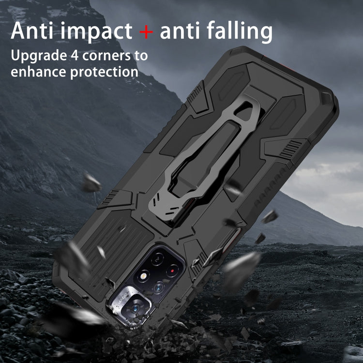 For Xiaomi Redmi Note 11 5G Armor Warrior PC + TPU Phone Case