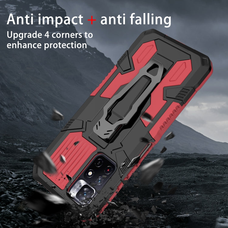 For Xiaomi Redmi Note 11 5G Armor Warrior PC + TPU Phone Case
