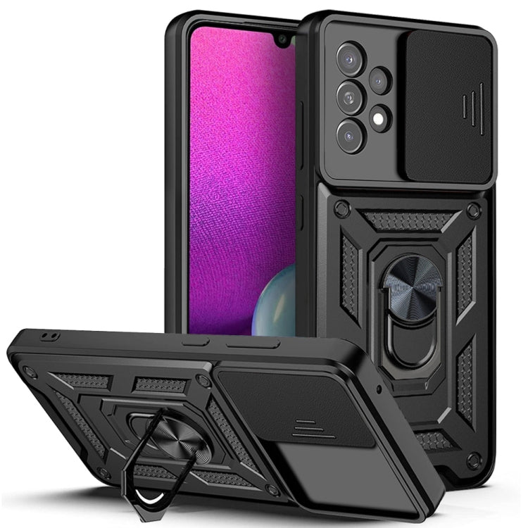 For Samsung Galaxy A33 5G Sliding Camera Design TPU + PC Phone Case