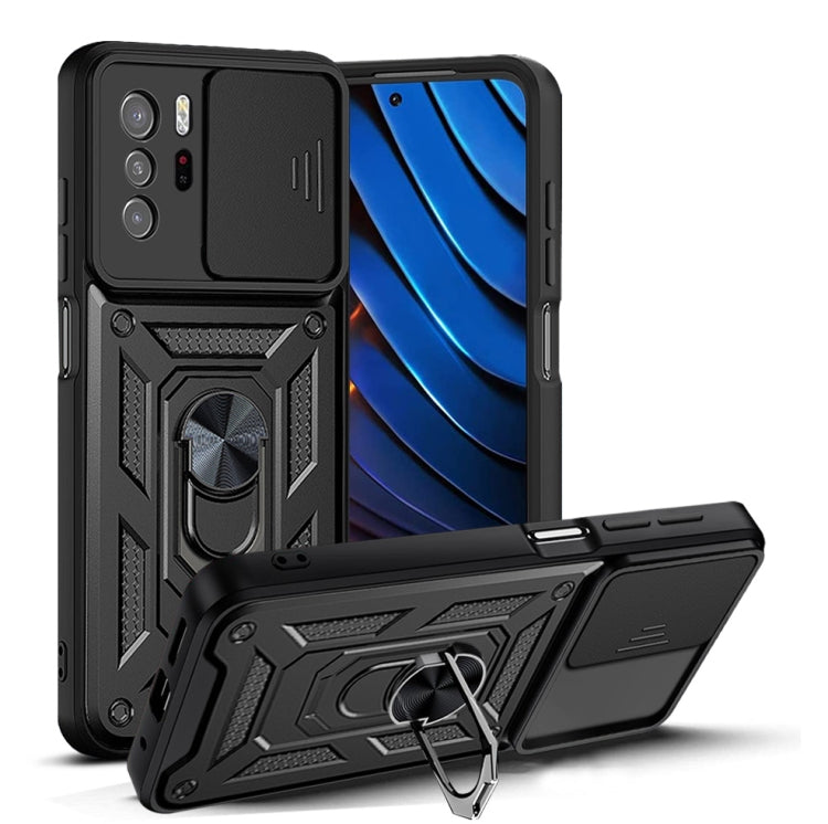 For Xiaomi Redmi Note 10 Pro 5G Sliding Camera Design TPU + PC Phone Case