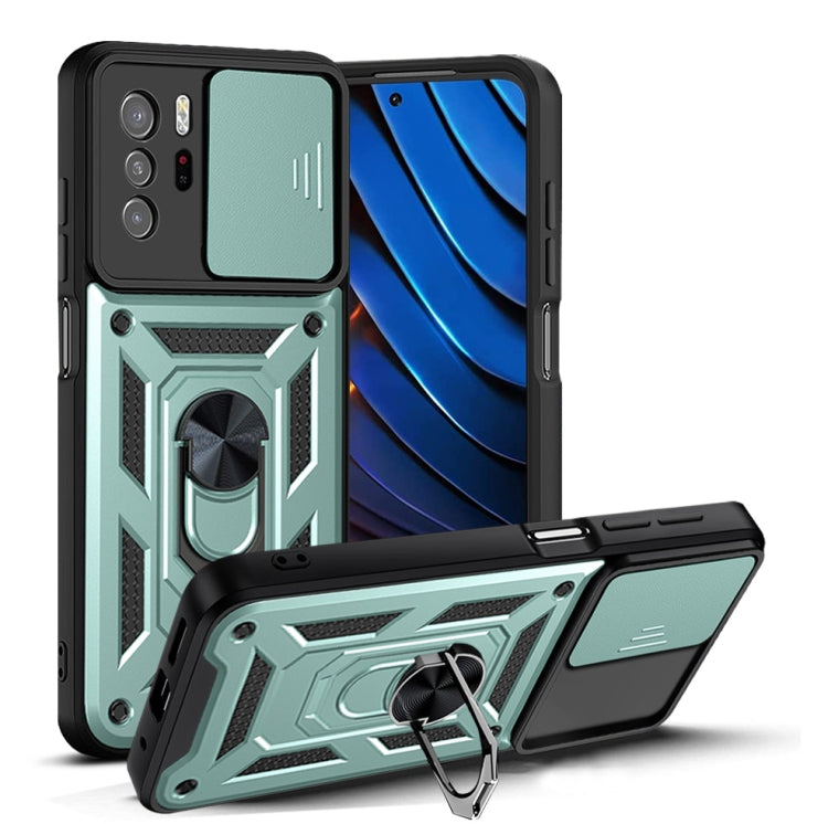 For Xiaomi Redmi Note 10 Pro 5G Sliding Camera Design TPU + PC Phone Case