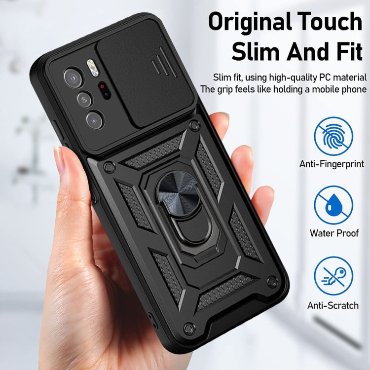 For Xiaomi Redmi Note 10 Pro 5G Sliding Camera Design TPU + PC Phone Case