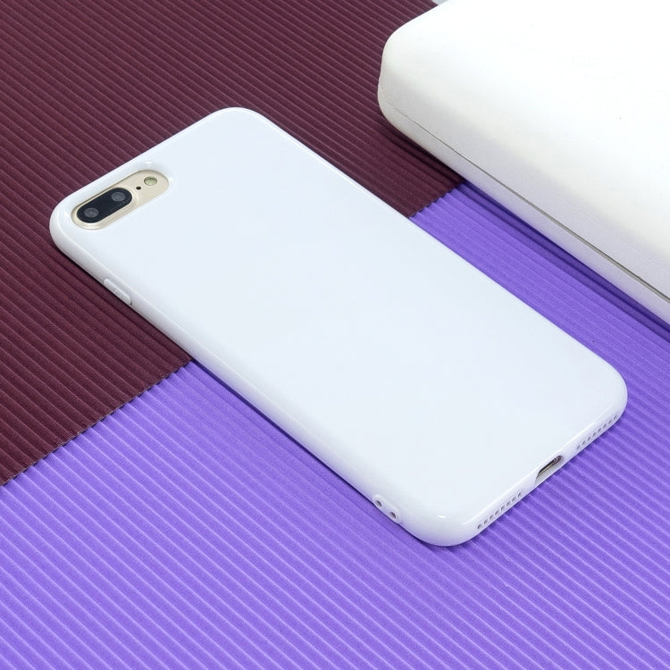 For iPhone 8 Plus / 7 Plus 2.0mm Thick TPU Candy Color Protective Case