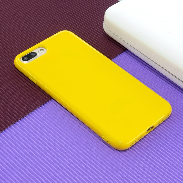 For iPhone 8 Plus / 7 Plus 2.0mm Thick TPU Candy Color Protective Case
