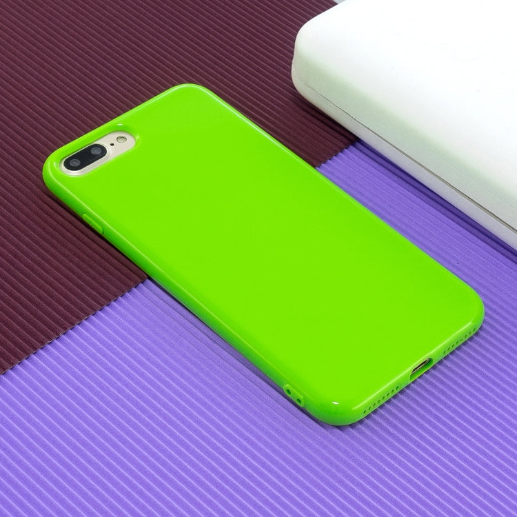 For iPhone 8 Plus / 7 Plus 2.0mm Thick TPU Candy Color Protective Case