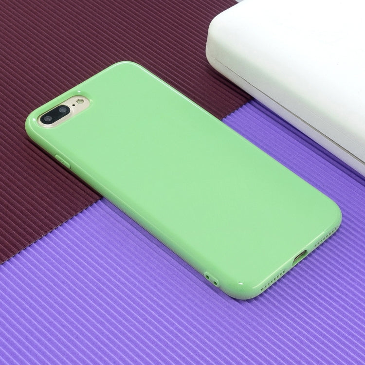 For iPhone 8 Plus / 7 Plus 2.0mm Thick TPU Candy Color Protective Case