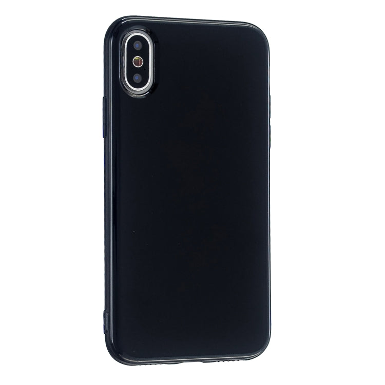 For iPhone X / XS 2.0mm Thick TPU Candy Color Protective Case