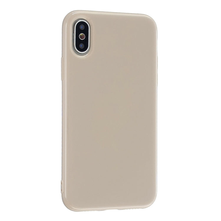 For iPhone X / XS 2.0mm Thick TPU Candy Color Protective Case