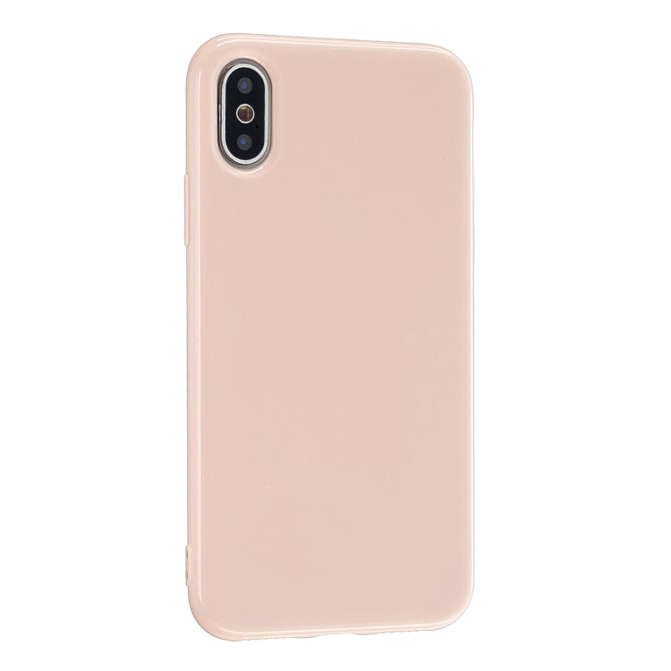 For iPhone X / XS 2.0mm Thick TPU Candy Color Protective Case