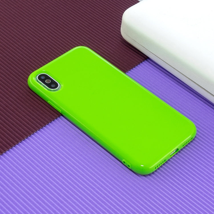 For iPhone XR 2.0mm Thick TPU Candy Color Protective Case