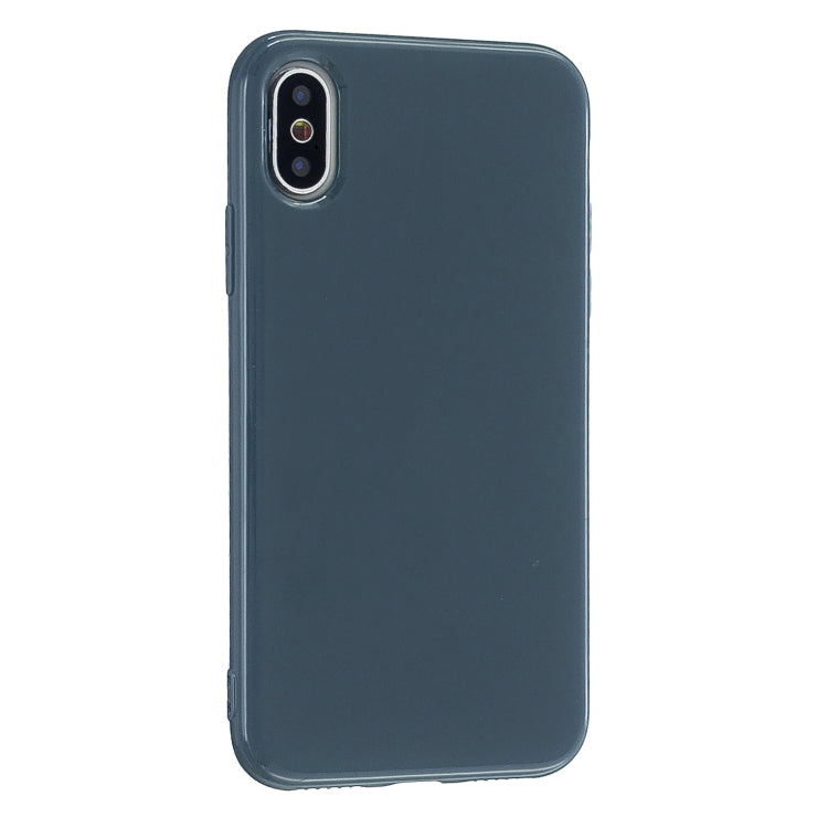 For iPhone XS Max 2.0mm Thick TPU Candy Color Protective Case