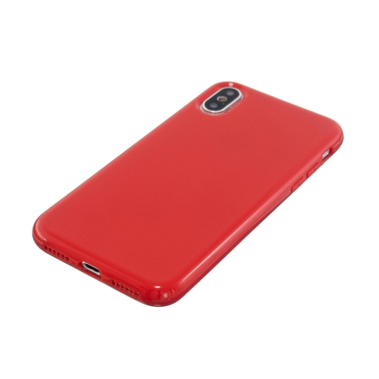 For iPhone XS Max 2.0mm Thick TPU Candy Color Protective Case