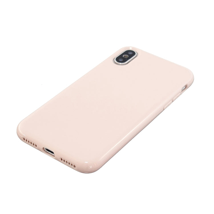 For iPhone XS Max 2.0mm Thick TPU Candy Color Protective Case