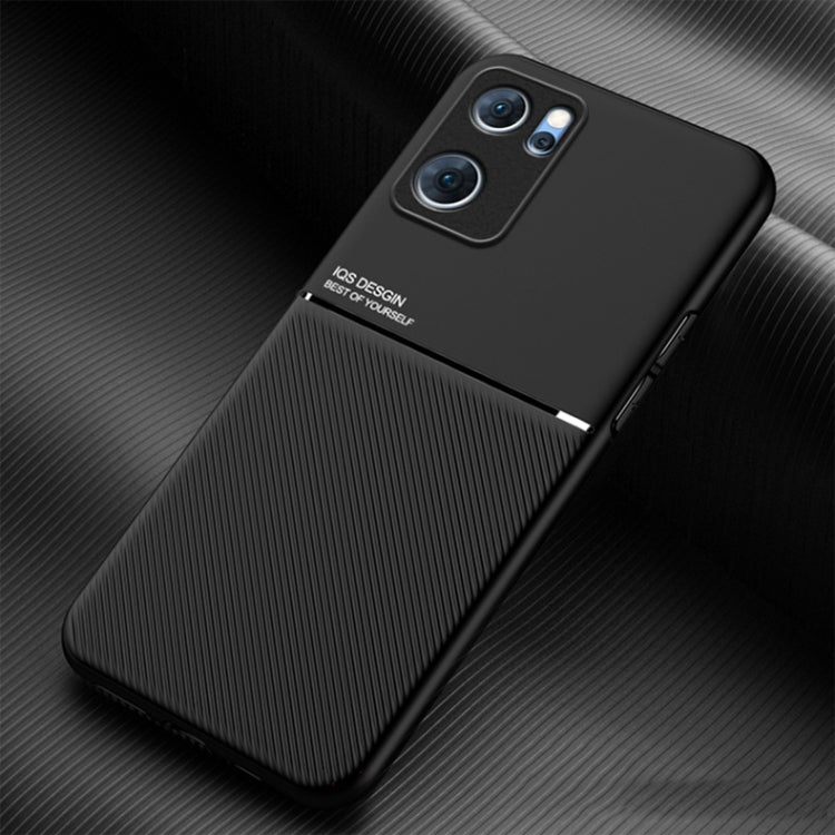 For OPPO Reno7 5G Classic Tilt Magnetic PC + TPU Phone Case