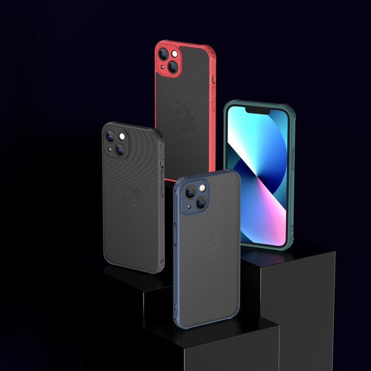 For iPhone 13 Carbon Fiber PC + TPU Case