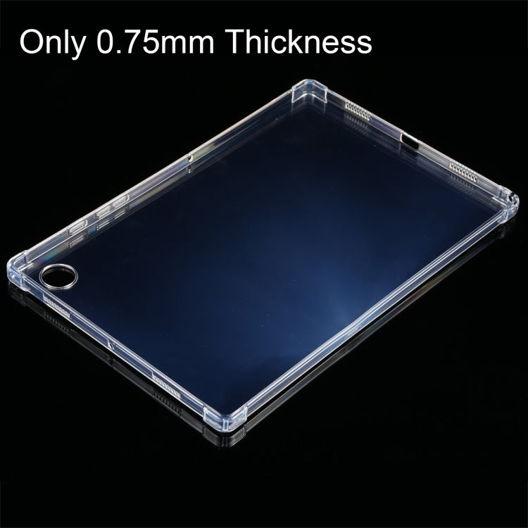 For Samsung Galaxy Tab A8 2021 0.75mm Four-corner Shockproof Transparent TPU Tablet Case