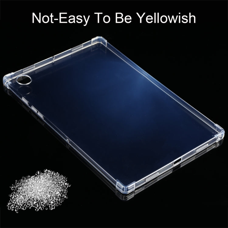 For Samsung Galaxy Tab A8 2021 0.75mm Four-corner Shockproof Transparent TPU Tablet Case