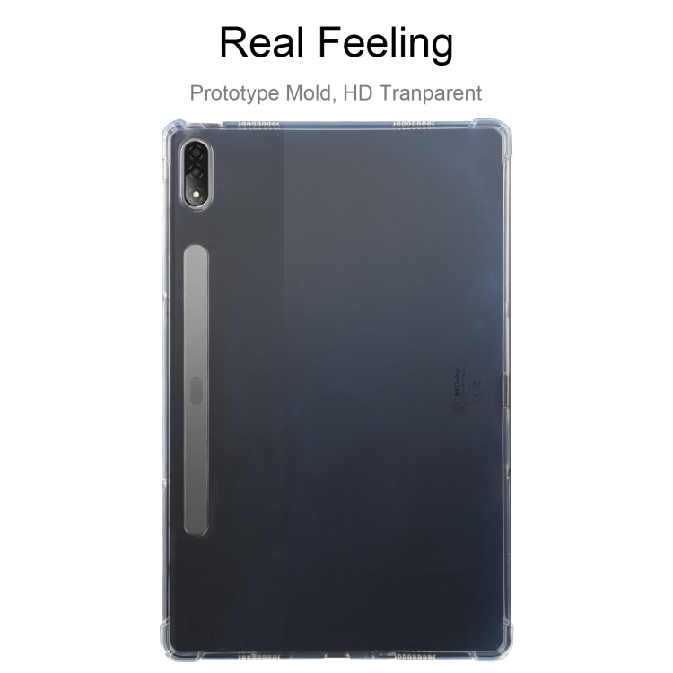 For Lenovo Xiaoxin Pad Pro 12.6 0.75mm Four-corner Shockproof Transparent TPU Tablet Case