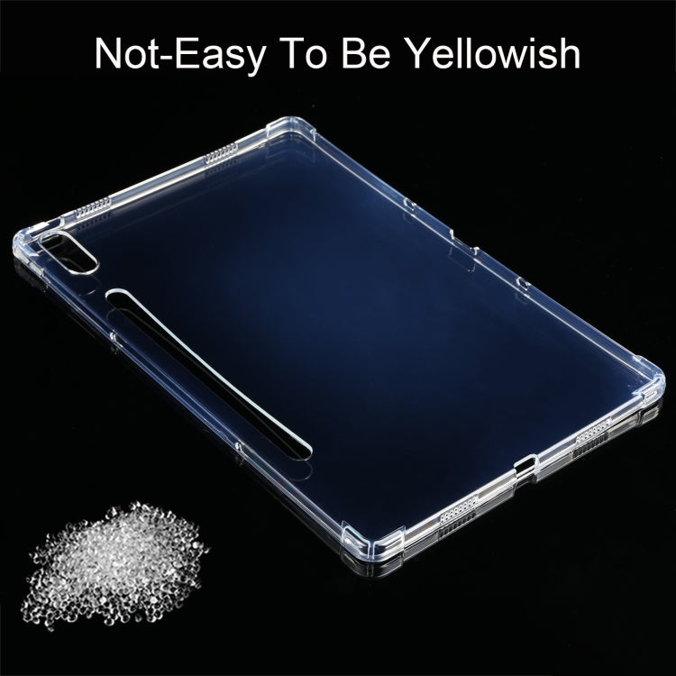 For Lenovo Xiaoxin Pad Pro 12.6 0.75mm Four-corner Shockproof Transparent TPU Tablet Case