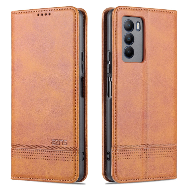 For vivo T1 AZNS Magnetic Calf Texture Horizontal Flip Leather Phone Case