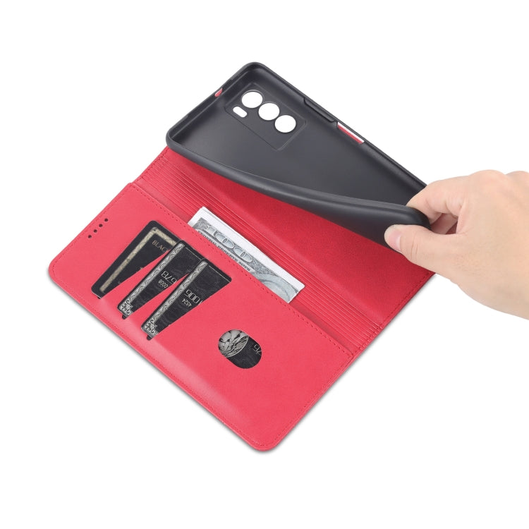 For vivo T1 AZNS Magnetic Calf Texture Horizontal Flip Leather Phone Case