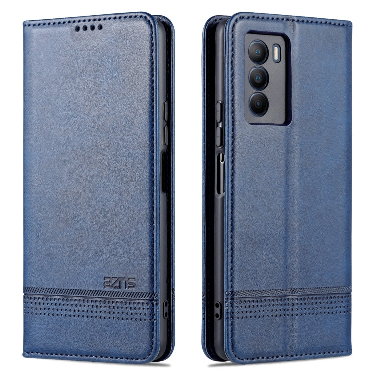 For vivo T1 AZNS Magnetic Calf Texture Horizontal Flip Leather Phone Case