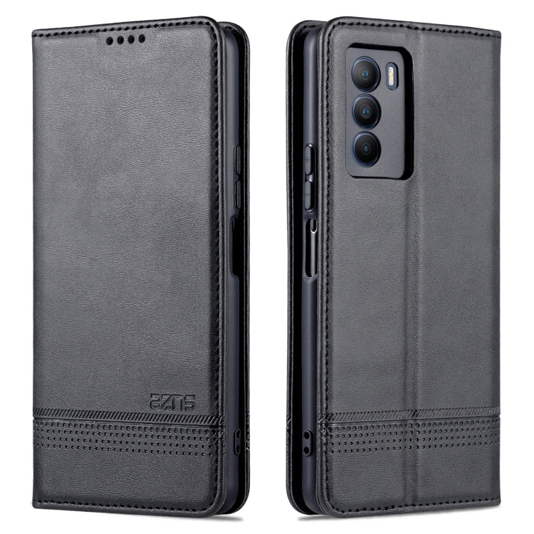 For vivo T1 AZNS Magnetic Calf Texture Horizontal Flip Leather Phone Case