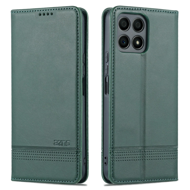 For Honor X30i AZNS Magnetic Calf Texture Horizontal Flip Leather Phone Case