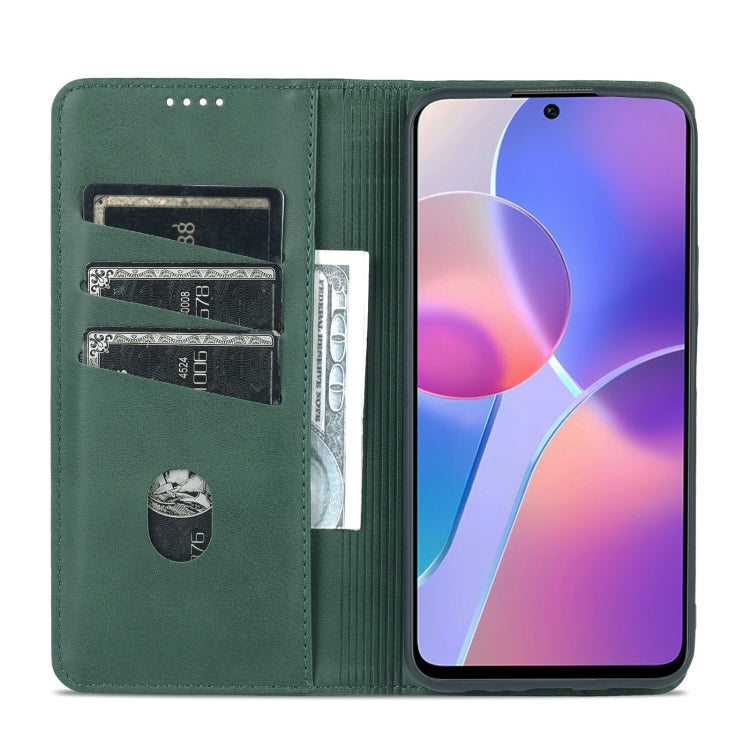 For Honor X30i AZNS Magnetic Calf Texture Horizontal Flip Leather Phone Case