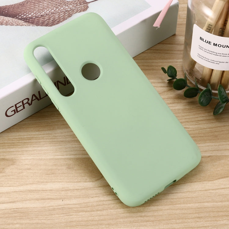 For Motorola G8 Play / One Macro Solid Color Liquid Silicone Shockproof Coverage Case