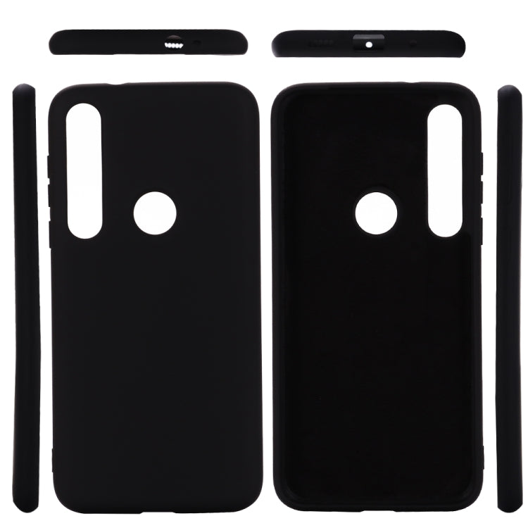 For Motorola G8 Play / One Macro Solid Color Liquid Silicone Shockproof Coverage Case