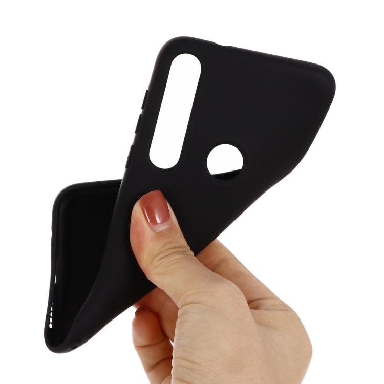 For Motorola G8 Play / One Macro Solid Color Liquid Silicone Shockproof Coverage Case
