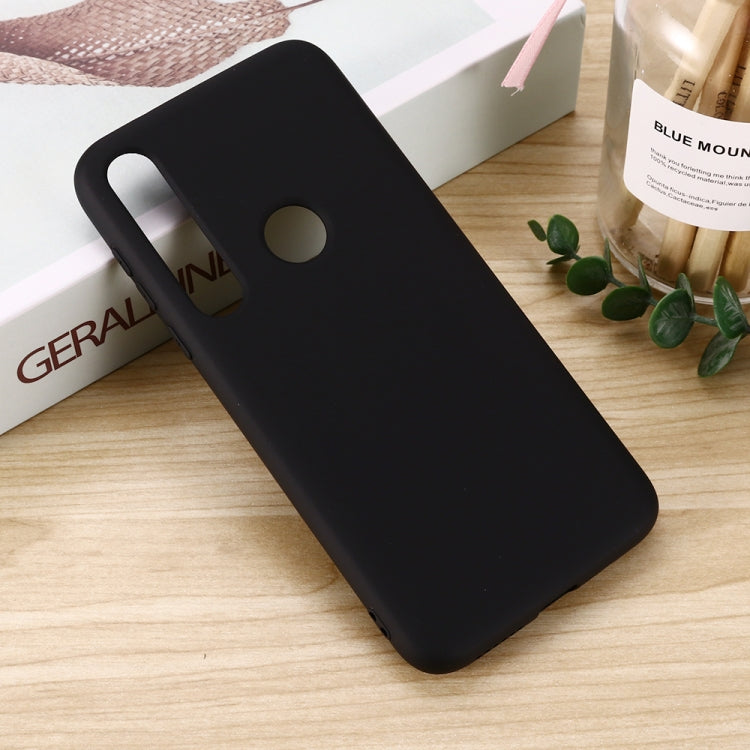 For Motorola G8 Plus Solid Color Liquid Silicone Shockproof Coverage Case