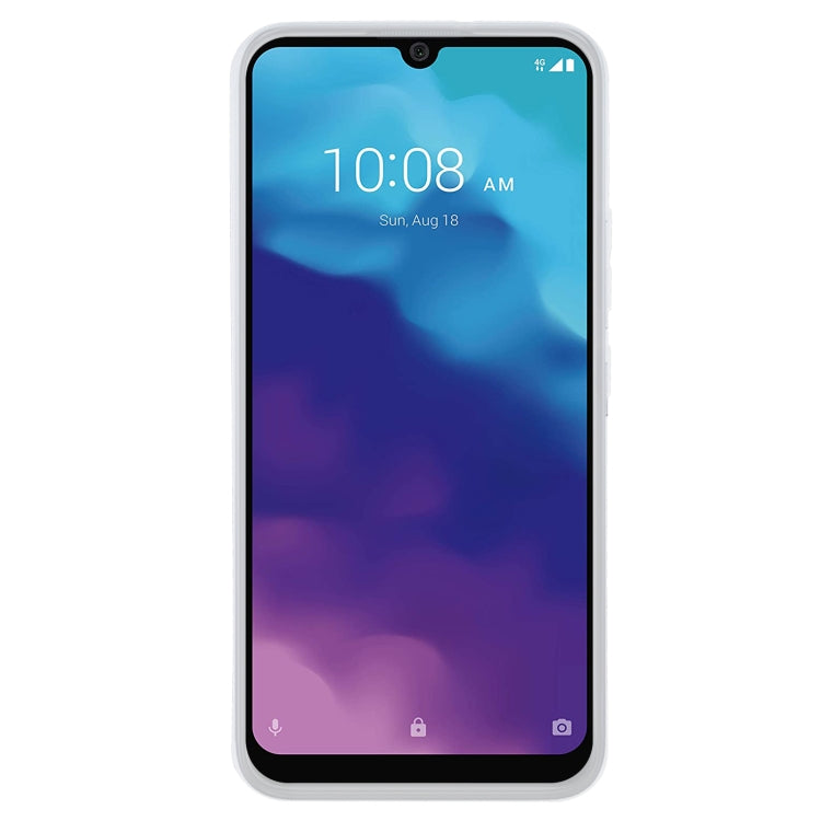 TPU Phone Case For ZTE Blade A7(Transparent White)