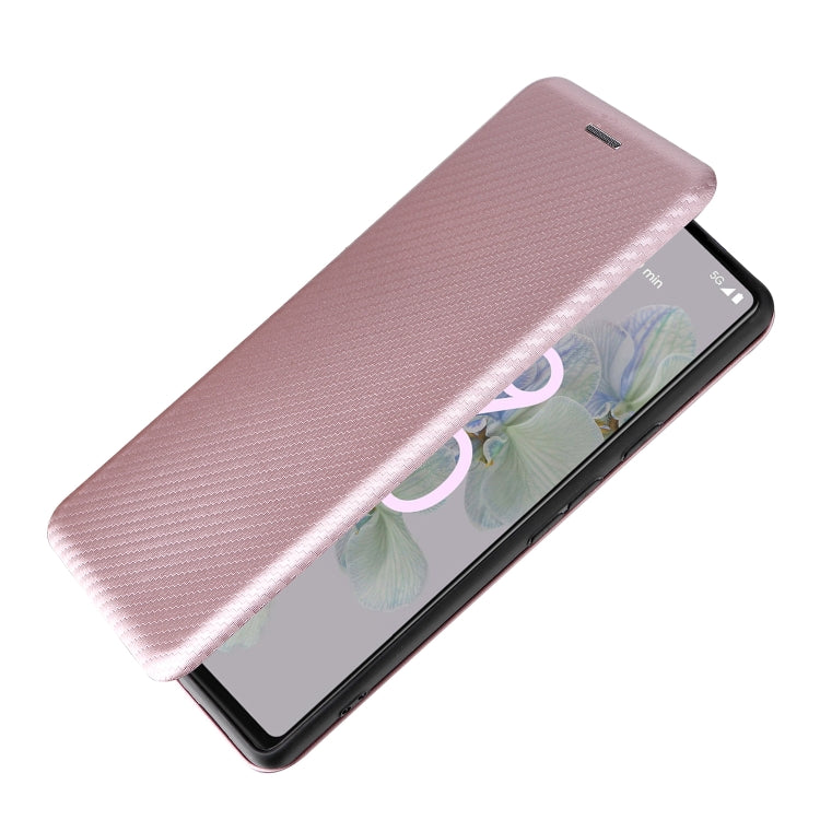 For Google Pixel 6a Carbon Fiber Texture Horizontal Flip Leather Phone Case