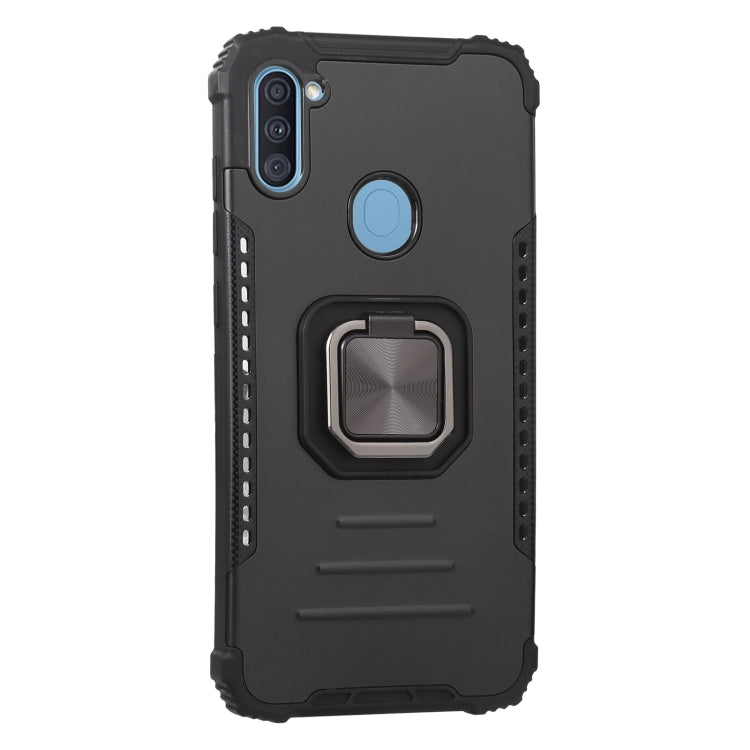 For Samsung Galaxy A11 US Version Lanyard Aluminum TPU Case