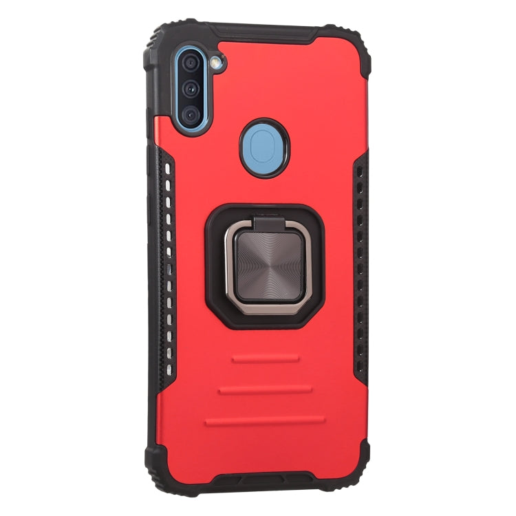 For Samsung Galaxy A11 US Version Lanyard Aluminum TPU Case