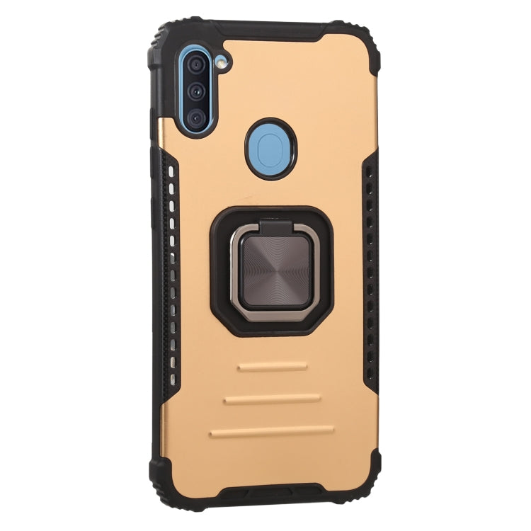 For Samsung Galaxy A11 EU Version / M11 Lanyard Aluminum TPU Case