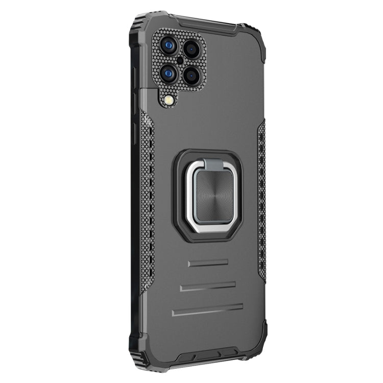 For Samsung Galaxy A12 Lanyard Aluminum TPU Case