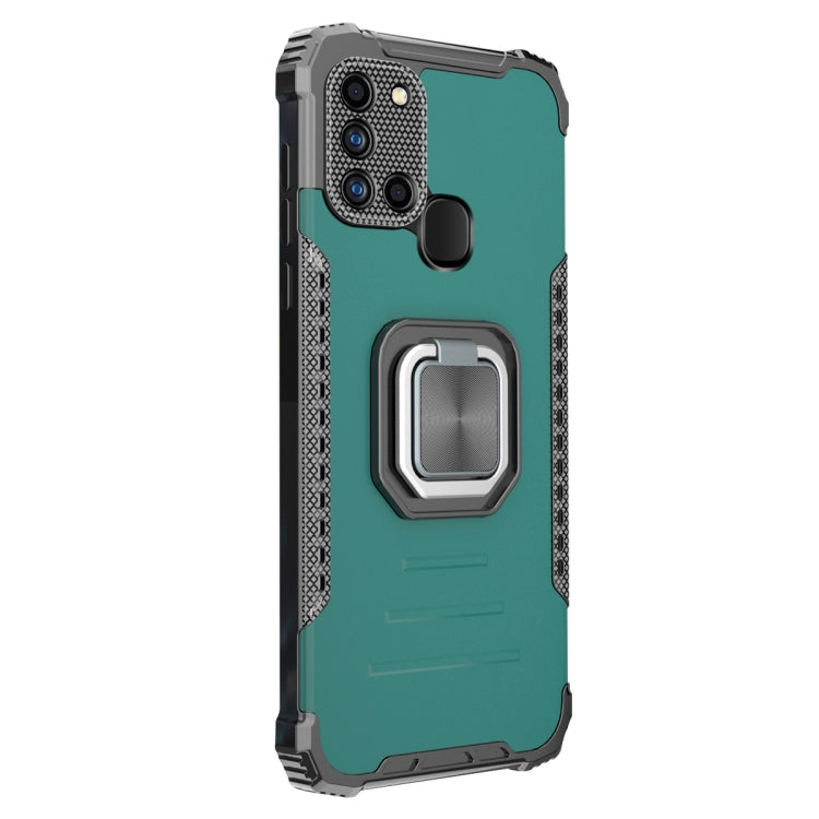 For Samsung Galaxy A21s Lanyard Aluminum TPU Case